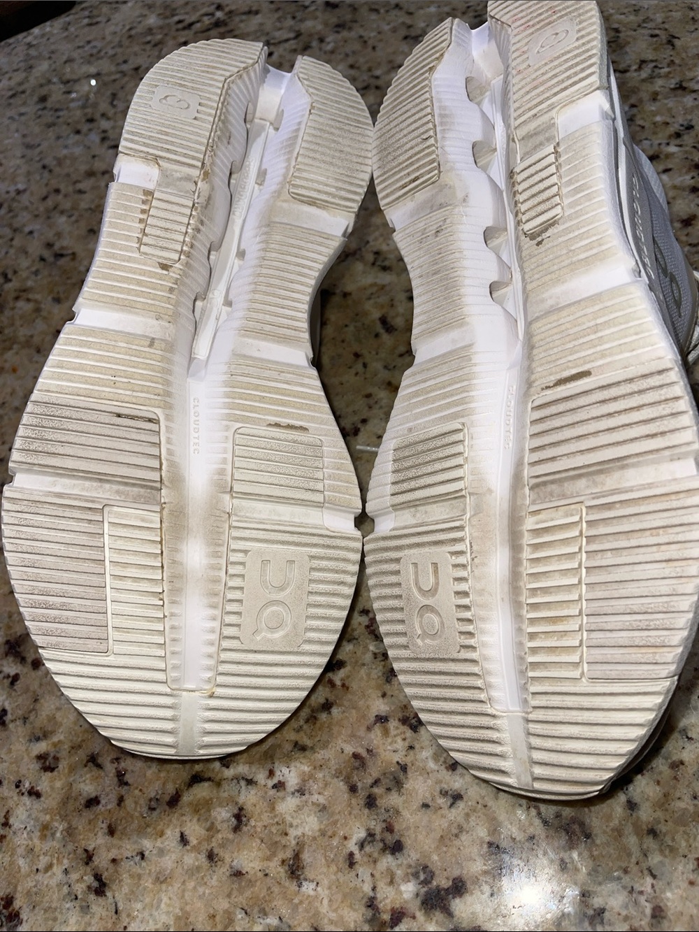 On Cloudnova 2 Lightweight White Sneakers with Cream Accents - Picture 9 of 11
